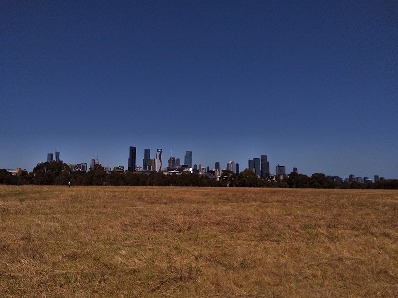 Photograph of Circular Grass Field